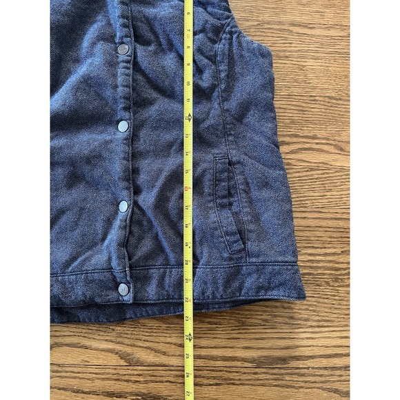 Royal Robbins Blue Sherpa Lined Hooded Vest Jacket Women's Small - Picture 7 of 8